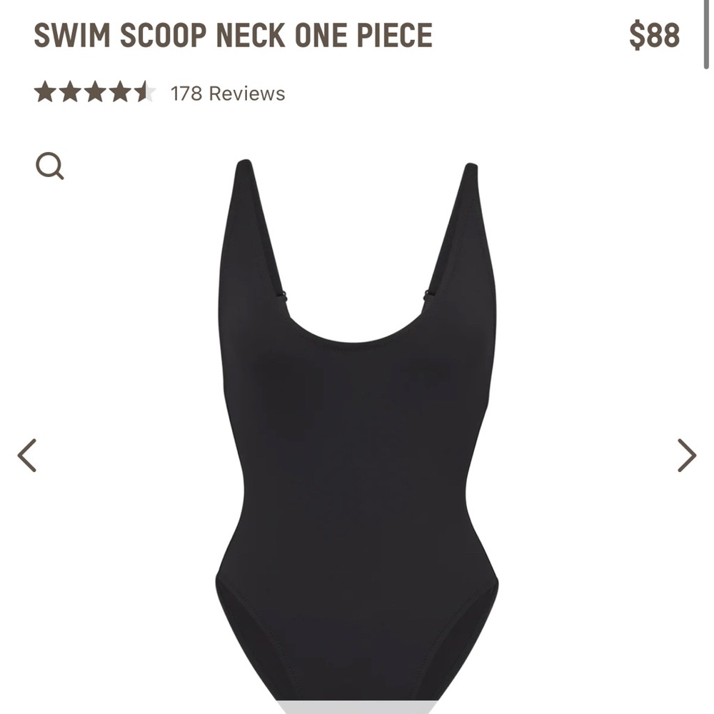 Brand new with tags skims swimsuit size large